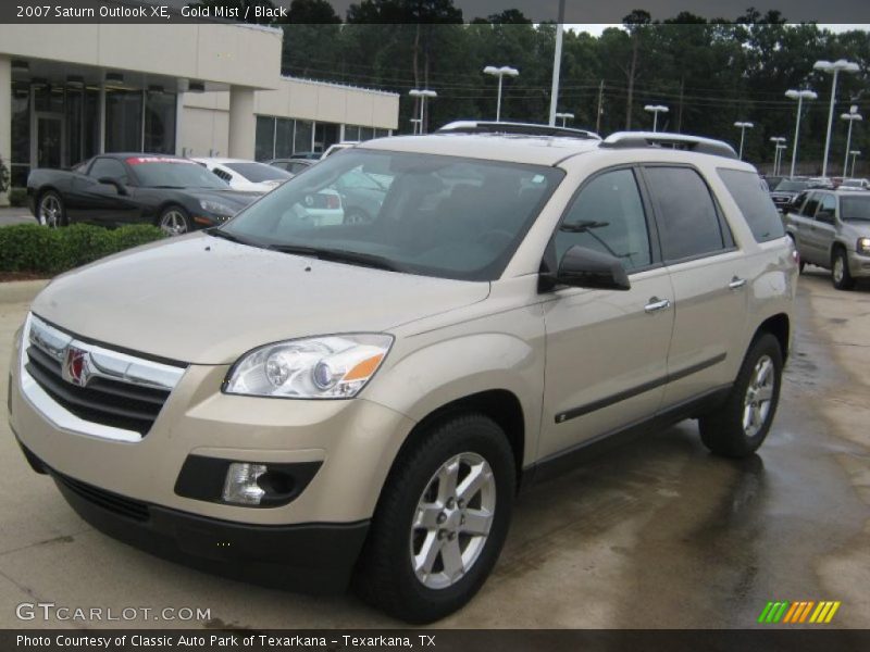 Gold Mist / Black 2007 Saturn Outlook XE