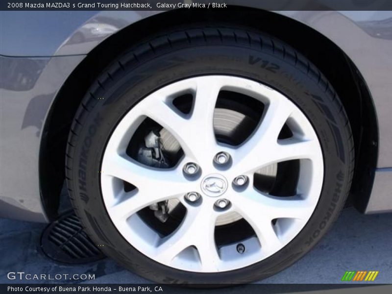 Galaxy Gray Mica / Black 2008 Mazda MAZDA3 s Grand Touring Hatchback