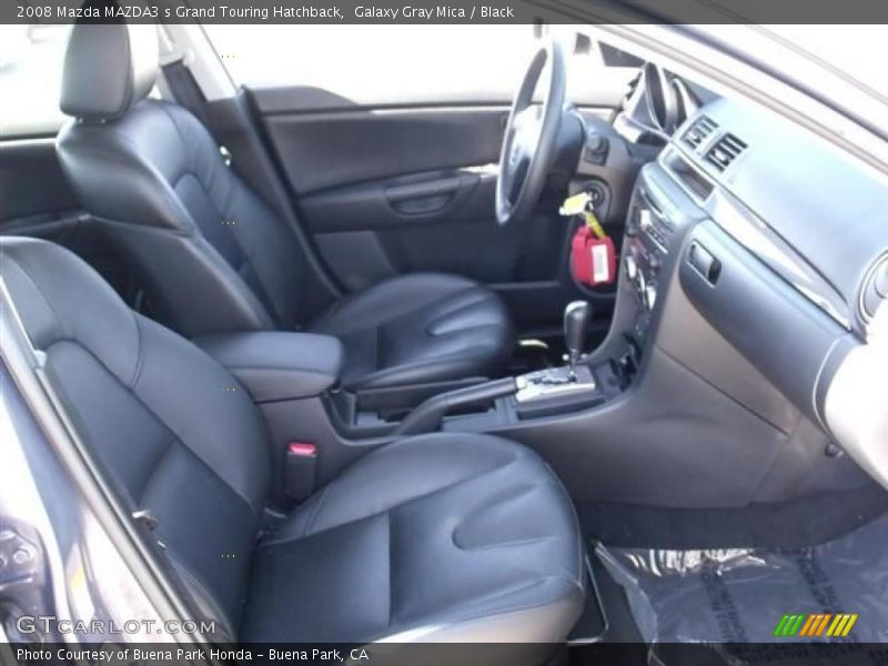 Galaxy Gray Mica / Black 2008 Mazda MAZDA3 s Grand Touring Hatchback