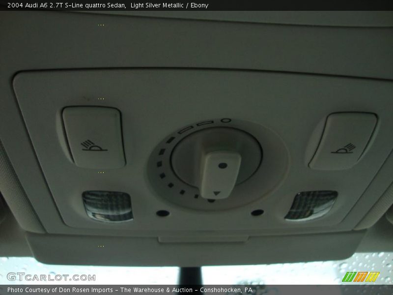 Light Silver Metallic / Ebony 2004 Audi A6 2.7T S-Line quattro Sedan