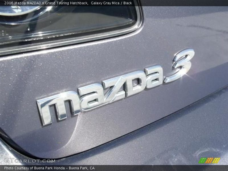 Galaxy Gray Mica / Black 2008 Mazda MAZDA3 s Grand Touring Hatchback