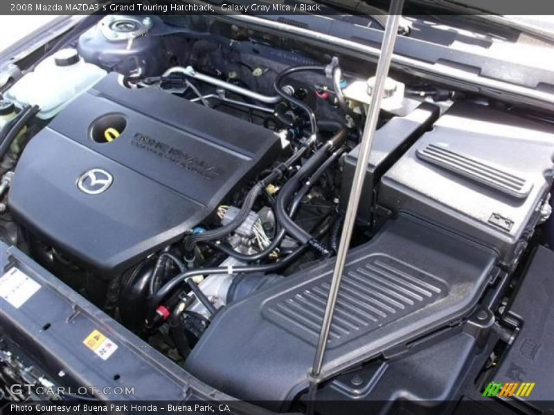 Galaxy Gray Mica / Black 2008 Mazda MAZDA3 s Grand Touring Hatchback