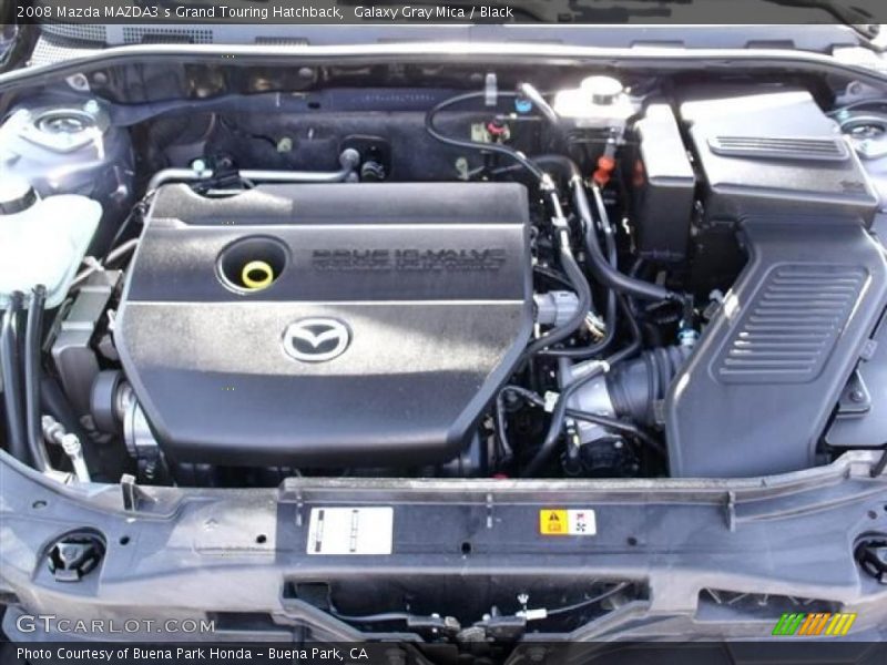 Galaxy Gray Mica / Black 2008 Mazda MAZDA3 s Grand Touring Hatchback