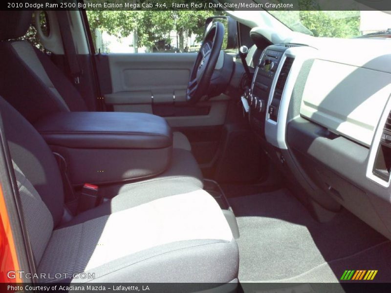 Flame Red / Dark Slate/Medium Graystone 2010 Dodge Ram 2500 Big Horn Edition Mega Cab 4x4