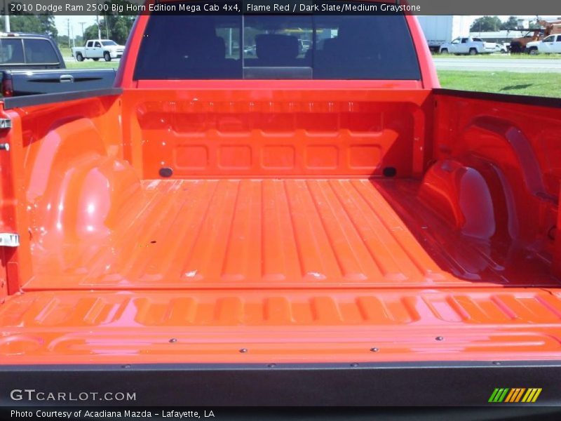 Flame Red / Dark Slate/Medium Graystone 2010 Dodge Ram 2500 Big Horn Edition Mega Cab 4x4