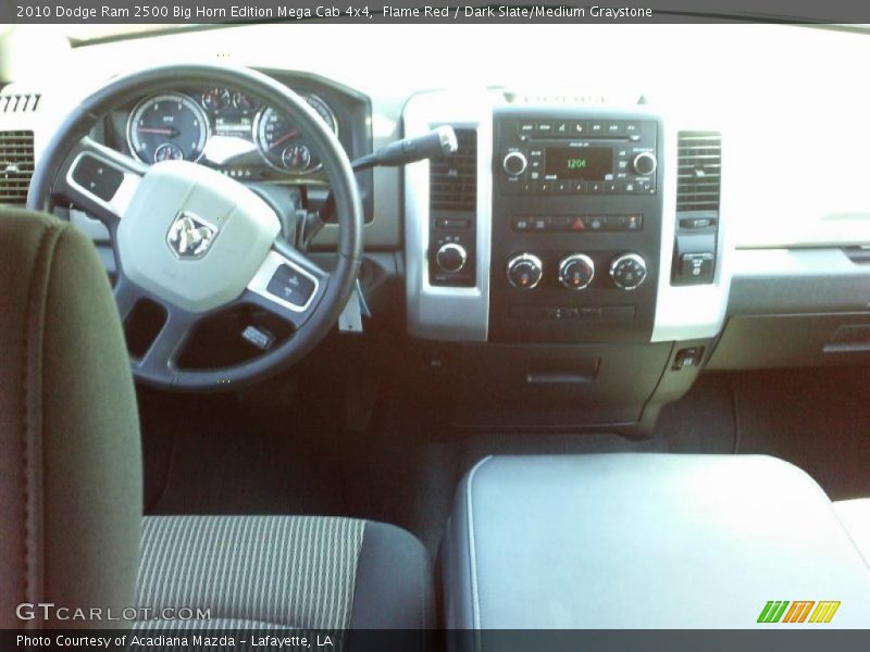 Flame Red / Dark Slate/Medium Graystone 2010 Dodge Ram 2500 Big Horn Edition Mega Cab 4x4