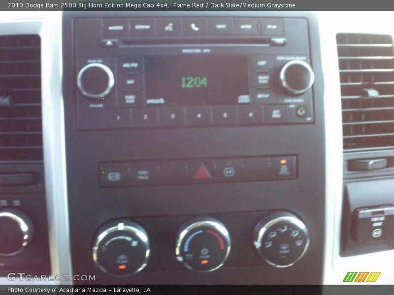 Flame Red / Dark Slate/Medium Graystone 2010 Dodge Ram 2500 Big Horn Edition Mega Cab 4x4