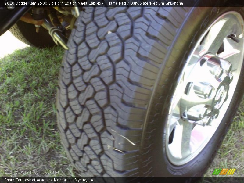 Flame Red / Dark Slate/Medium Graystone 2010 Dodge Ram 2500 Big Horn Edition Mega Cab 4x4