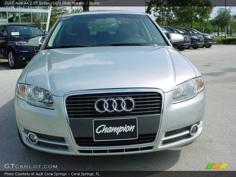 Light Silver Metallic / Ebony 2007 Audi A4 2.0T Sedan