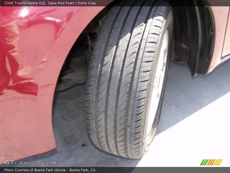 Salsa Red Pearl / Stone Gray 2006 Toyota Sienna XLE