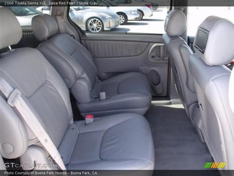 Salsa Red Pearl / Stone Gray 2006 Toyota Sienna XLE