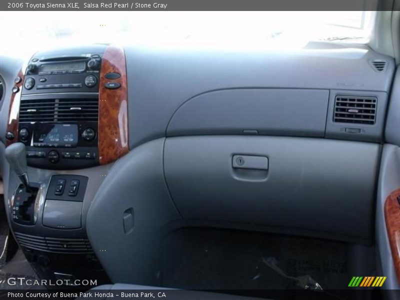 Salsa Red Pearl / Stone Gray 2006 Toyota Sienna XLE
