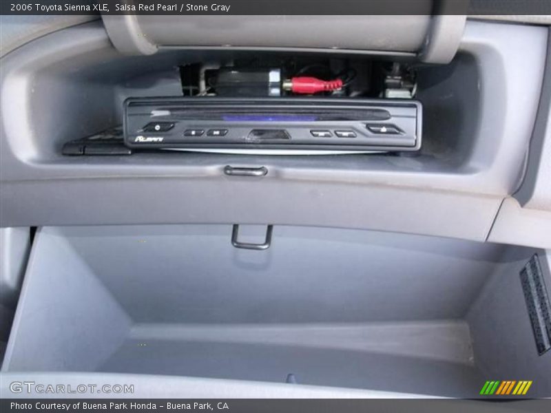Salsa Red Pearl / Stone Gray 2006 Toyota Sienna XLE