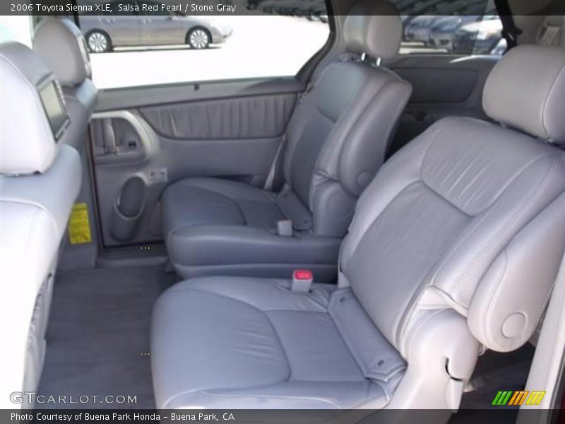 Salsa Red Pearl / Stone Gray 2006 Toyota Sienna XLE