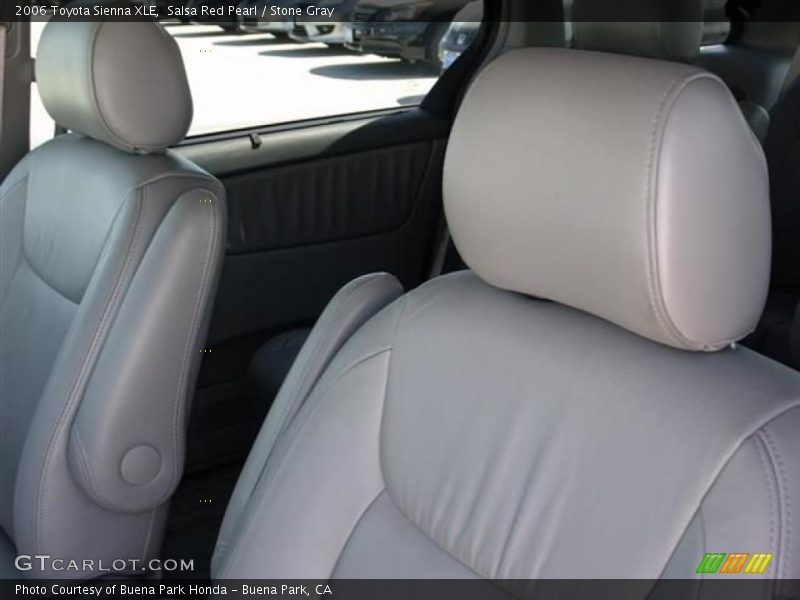 Salsa Red Pearl / Stone Gray 2006 Toyota Sienna XLE