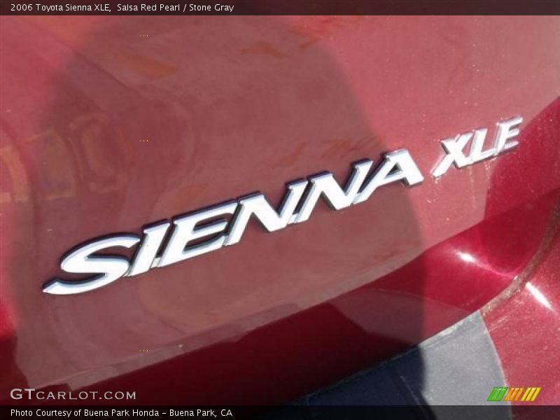Salsa Red Pearl / Stone Gray 2006 Toyota Sienna XLE