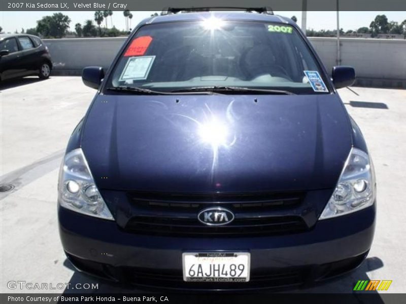 Velvet Blue / Gray 2007 Kia Sedona LX