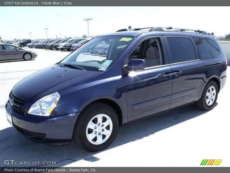 Velvet Blue / Gray 2007 Kia Sedona LX