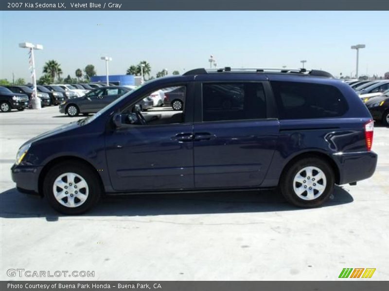 Velvet Blue / Gray 2007 Kia Sedona LX