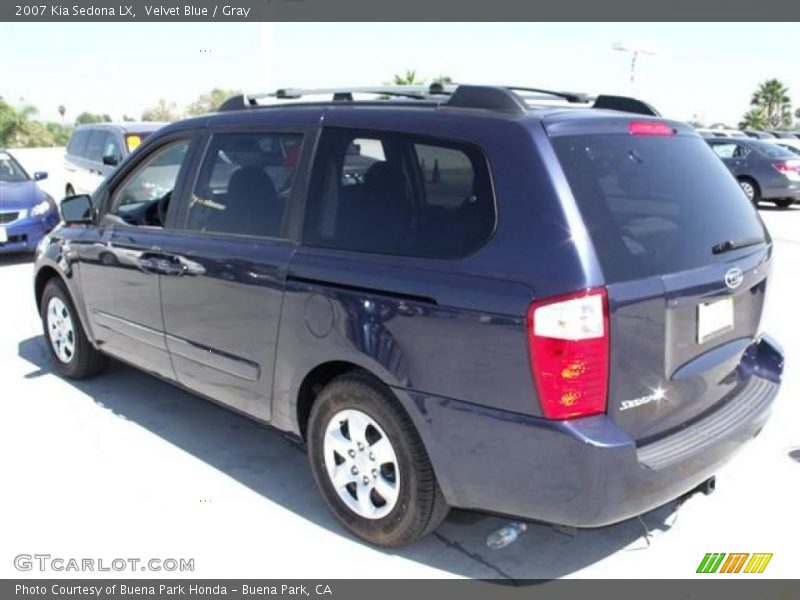Velvet Blue / Gray 2007 Kia Sedona LX