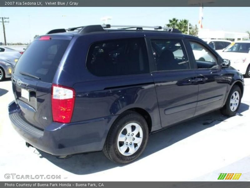 Velvet Blue / Gray 2007 Kia Sedona LX