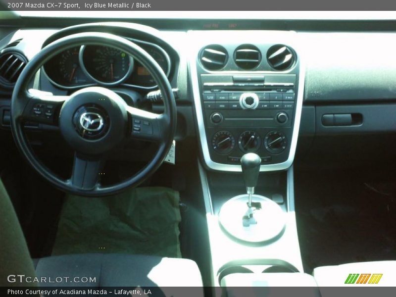 Icy Blue Metallic / Black 2007 Mazda CX-7 Sport