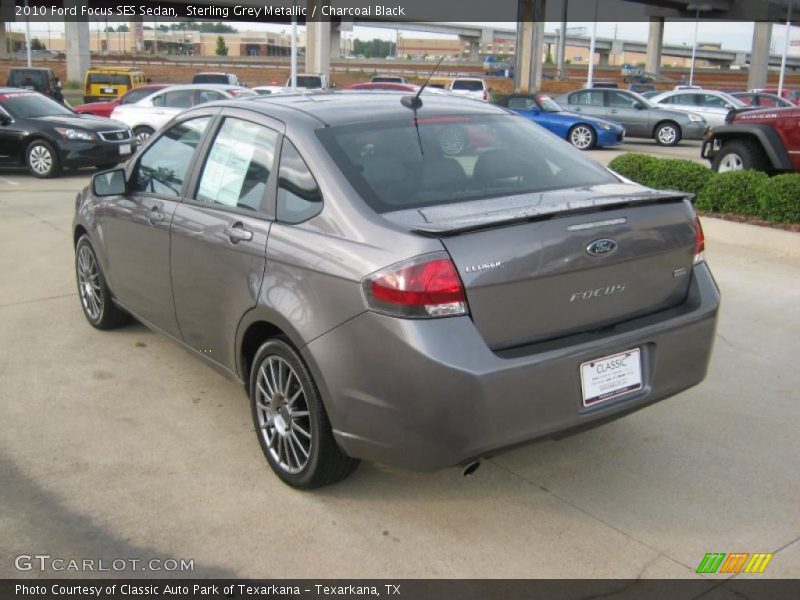 Sterling Grey Metallic / Charcoal Black 2010 Ford Focus SES Sedan