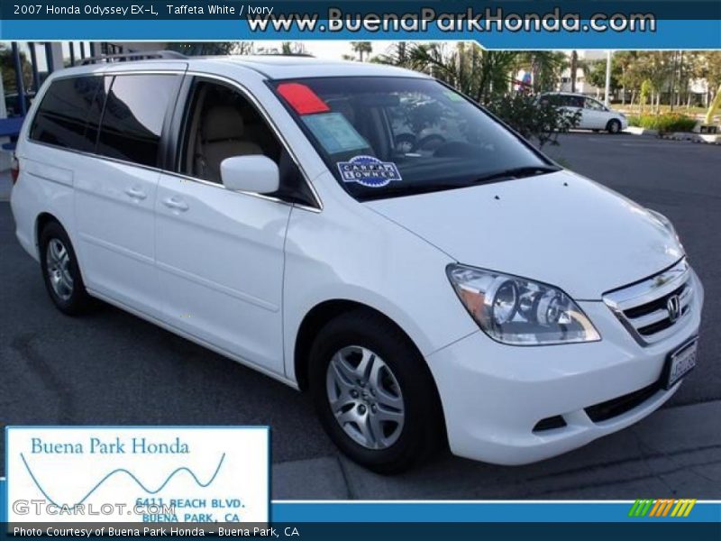 Taffeta White / Ivory 2007 Honda Odyssey EX-L