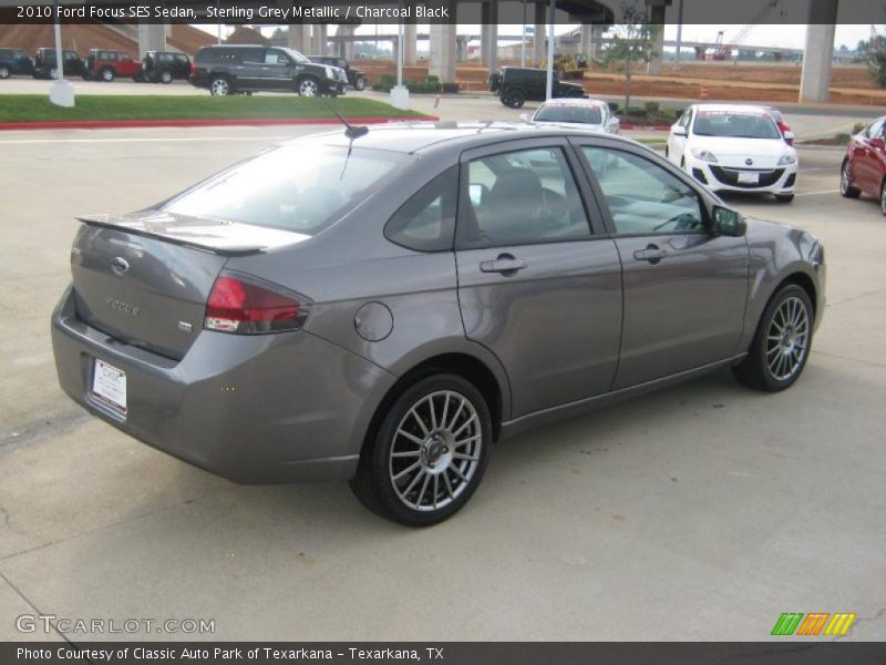 Sterling Grey Metallic / Charcoal Black 2010 Ford Focus SES Sedan