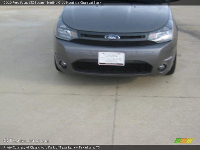Sterling Grey Metallic / Charcoal Black 2010 Ford Focus SES Sedan