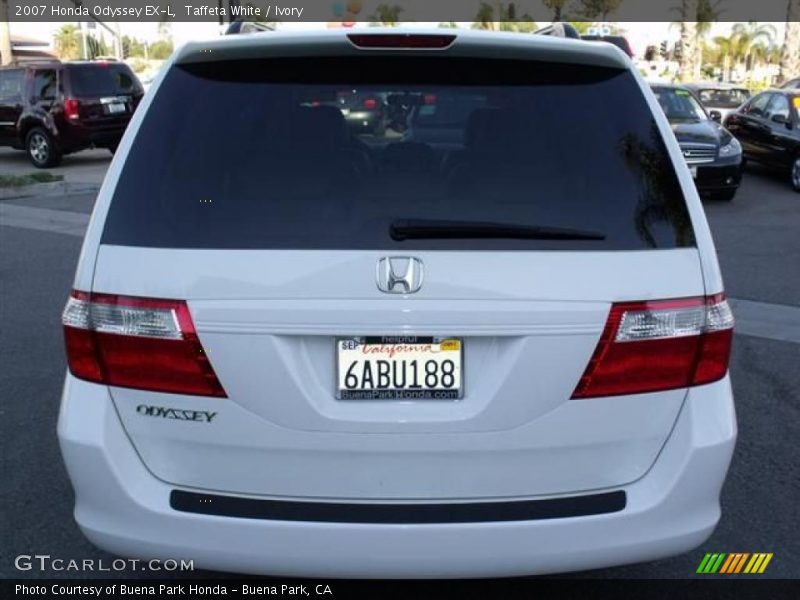 Taffeta White / Ivory 2007 Honda Odyssey EX-L
