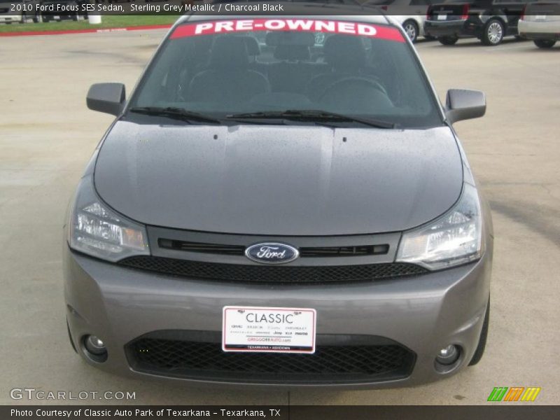 Sterling Grey Metallic / Charcoal Black 2010 Ford Focus SES Sedan