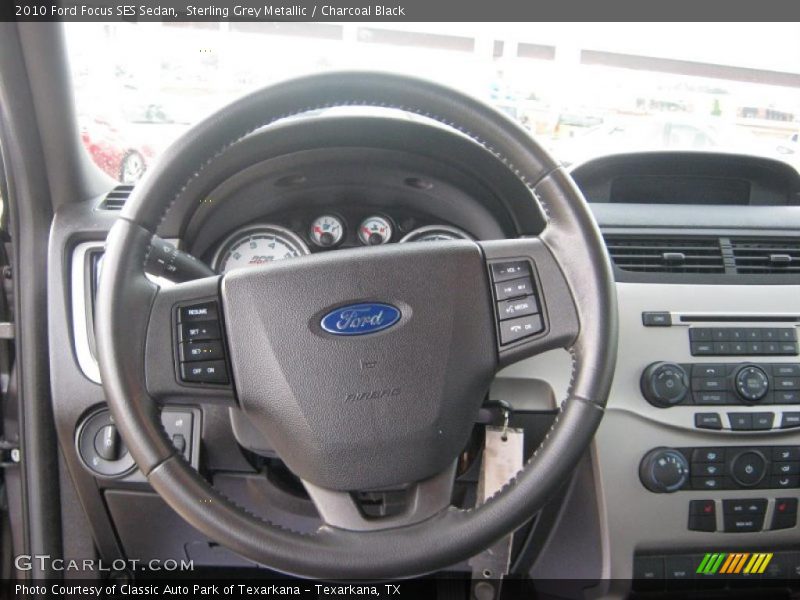 Sterling Grey Metallic / Charcoal Black 2010 Ford Focus SES Sedan