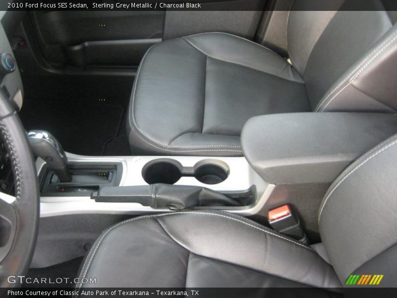 Sterling Grey Metallic / Charcoal Black 2010 Ford Focus SES Sedan