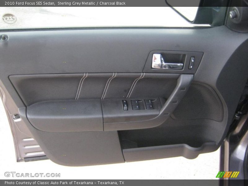 Sterling Grey Metallic / Charcoal Black 2010 Ford Focus SES Sedan
