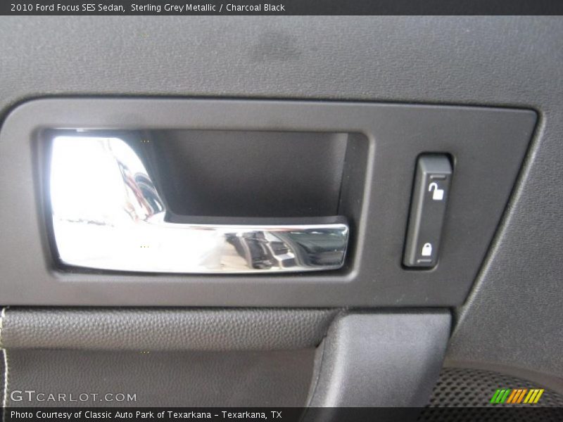 Sterling Grey Metallic / Charcoal Black 2010 Ford Focus SES Sedan