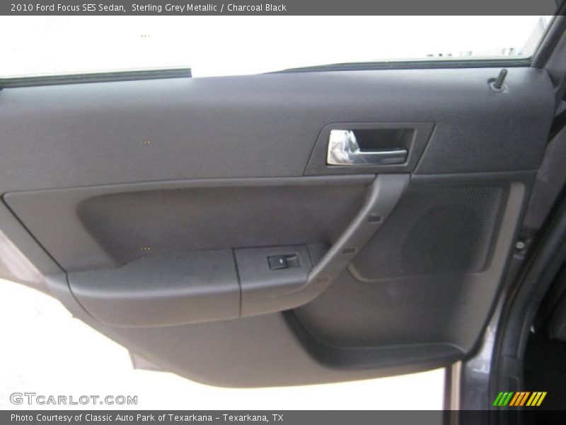 Sterling Grey Metallic / Charcoal Black 2010 Ford Focus SES Sedan