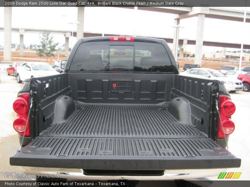 Brilliant Black Crystal Pearl / Medium Slate Gray 2009 Dodge Ram 2500 Lone Star Quad Cab 4x4