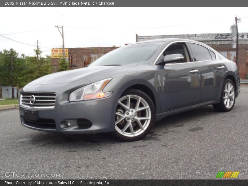 Mystic Jade Metallic / Charcoal 2009 Nissan Maxima 3.5 SV