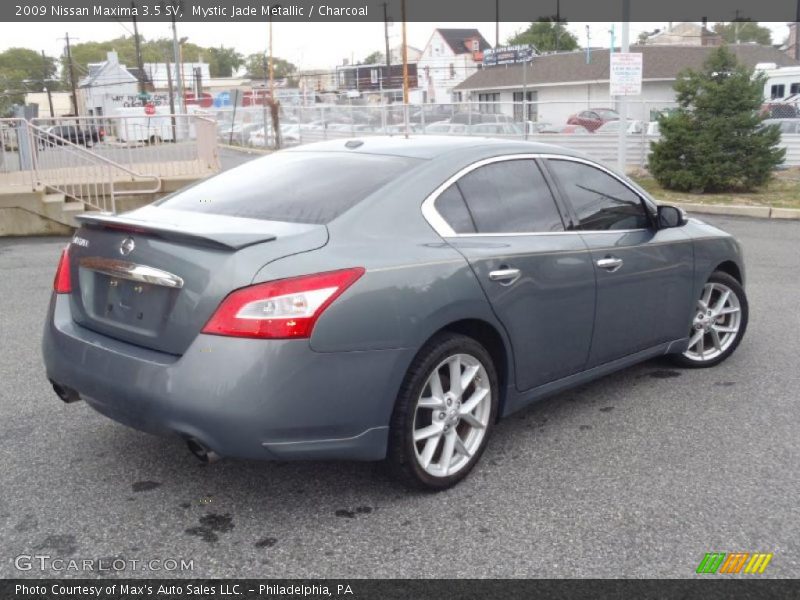Mystic Jade Metallic / Charcoal 2009 Nissan Maxima 3.5 SV