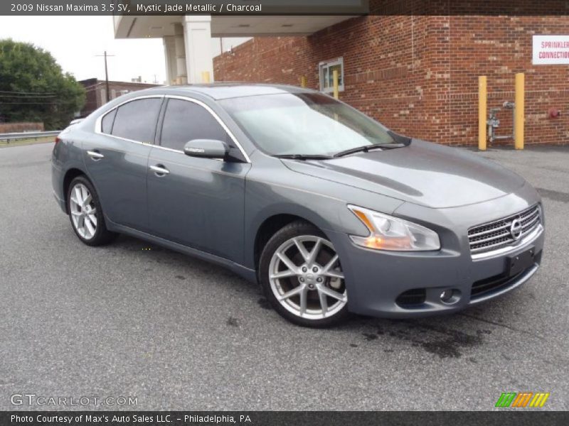 Mystic Jade Metallic / Charcoal 2009 Nissan Maxima 3.5 SV