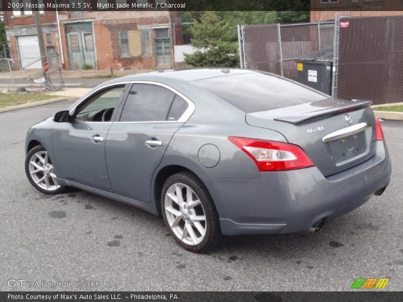 Mystic Jade Metallic / Charcoal 2009 Nissan Maxima 3.5 SV