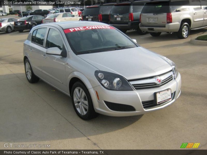 Star Silver / Charcoal 2008 Saturn Astra XE Sedan