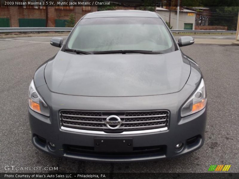 Mystic Jade Metallic / Charcoal 2009 Nissan Maxima 3.5 SV