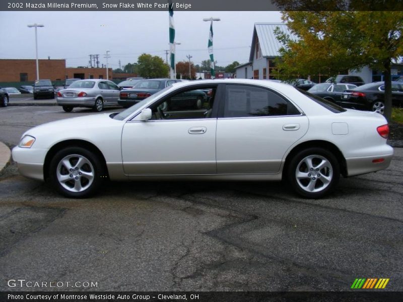 Snow Flake White Pearl / Beige 2002 Mazda Millenia Premium