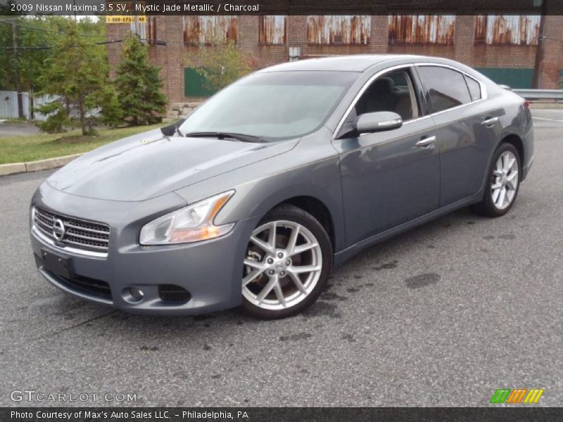 Mystic Jade Metallic / Charcoal 2009 Nissan Maxima 3.5 SV