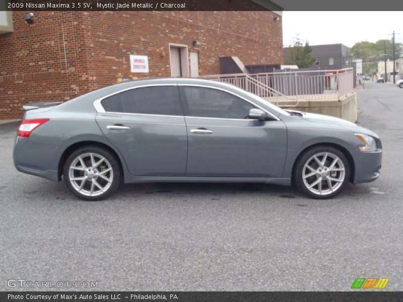 Mystic Jade Metallic / Charcoal 2009 Nissan Maxima 3.5 SV