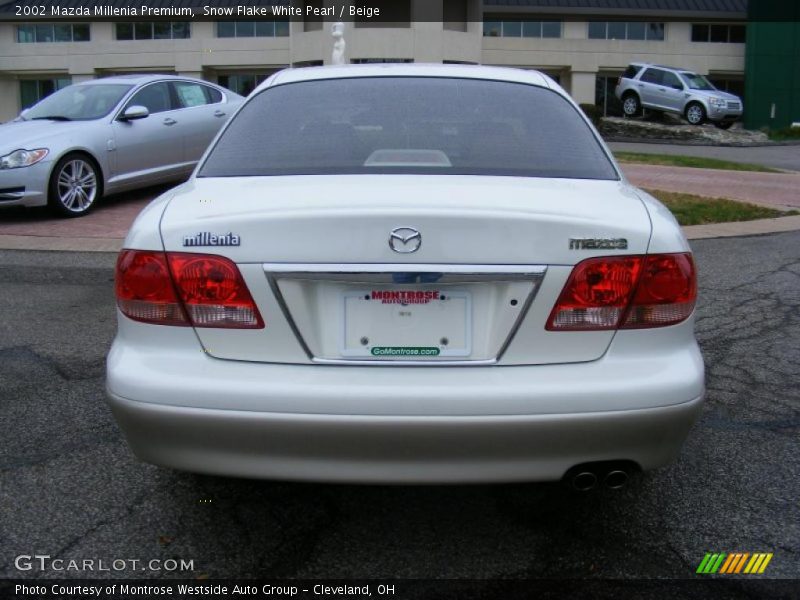 Snow Flake White Pearl / Beige 2002 Mazda Millenia Premium