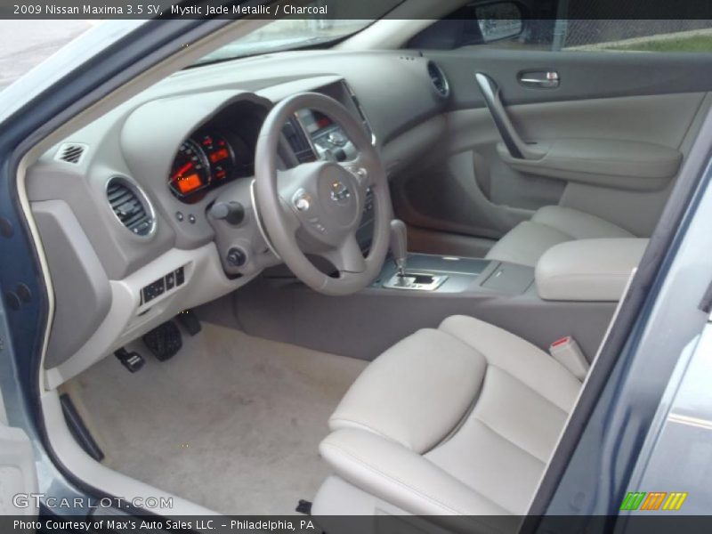 Mystic Jade Metallic / Charcoal 2009 Nissan Maxima 3.5 SV