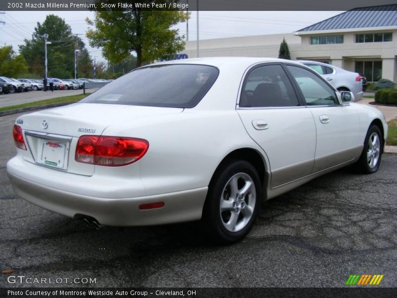 Snow Flake White Pearl / Beige 2002 Mazda Millenia Premium